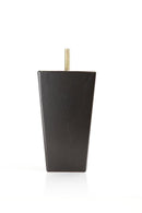 Wood Furniture Leg - Square 5” Black