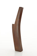 Walnut finished curved tall chair back wood furniture leg