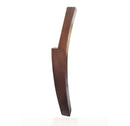 Walnut finished curved tall chair back wood furniture leg