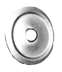 Metal washer for prong button