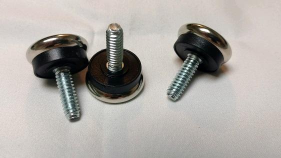 RG style 7/8" levelers screw in chair glides