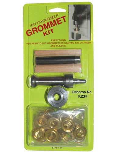 Choose your kit size of the set-it yourself grommets