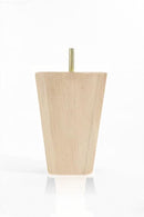 Wood Furniture Leg - Square 5” Unfinished