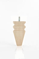 Wood Furniture Leg - Square 5” Unfinished