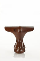 Walnut finished Queen Anne style wood furniture leg
