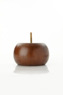 Walnut finished bun feet style wood furniture leg