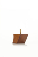 Walnut Finished Rubberwood Furniture Leg