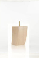 Unfinished Rubberwood Furniture Leg