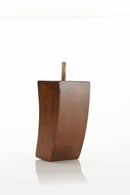 Walnut Finished Rubberwood Furniture Leg