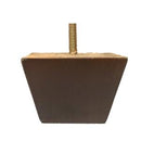 Walnut finished square wood furniture leg