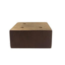 Walnut finished square wood furniture leg