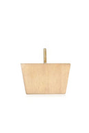 Unfinished square wood furniture leg
