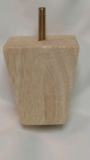 Unfinished square wood furniture leg