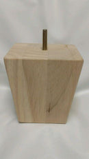 Unfinished Square Wood Furniture Leg