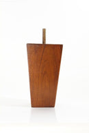 Wood Furniture Leg - Square 5” Walnut
