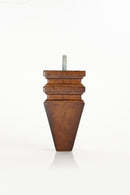 Wood Furniture Leg - Square 5” Walnut