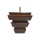 Walnut Square Wood Furniture Leg