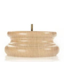 Wood Furniture Leg - Round Turned Tapered 3” Unfinished