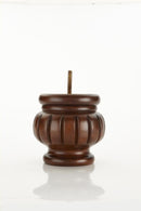 Walnut Round Turned Tapered Wood Furniture Leg