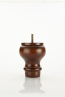 Walnut Round Turned Tapered Wood Furniture Leg