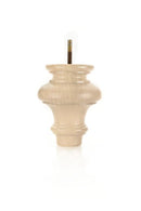Unfinished Round Turned Tapered Wood Furniture Leg