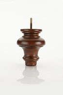 Walnut Round Turned Tapered Wood Furniture Leg