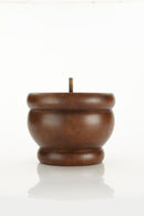 Walnut Round Turned Tapered Wood Furniture Leg