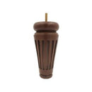 Walnut Round Turned Tapered Wood Furniture Leg