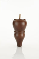 Walnut Round Turned Tapered Wood Furniture Leg