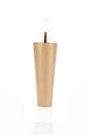 Unfinished Round Turned Tapered Wood Furniture Leg