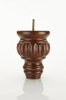 Walnut Round Turned Tapered Wood Furniture Leg