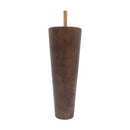 Walnut Round Turned Tapered Wood Furniture Leg